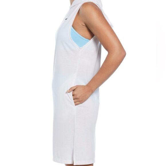Nike Essential Sleeveless Hooded Swim Cover-Up Dress- Size Large - Picture 4 of 11